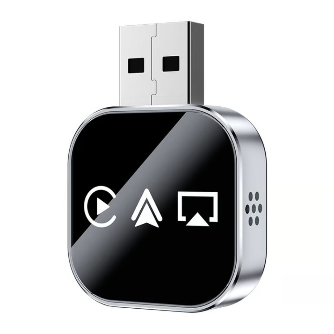 2026 Upgrade 3 in 1 Wireless Carplay Mirror Link Adapter for iPhone/Apple/Android Phone, wired to wireless Carplay adapter
